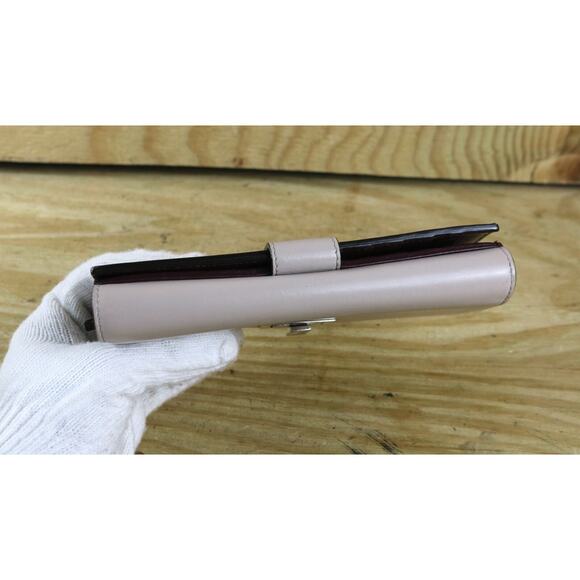 Fendi Wallet Leather Brown Gray Peekaboo Continental Certificate of Authenticity - Picture 10 of 16